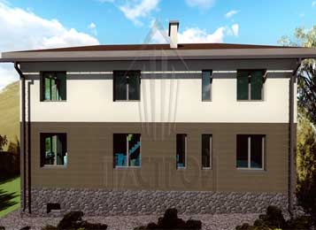 Проект двухэтажного дома СТ Родник